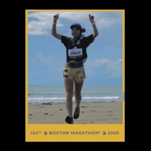ボストンマラソンのユニコーンのスタンプ1