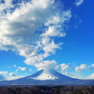 御殿場から見た富士山