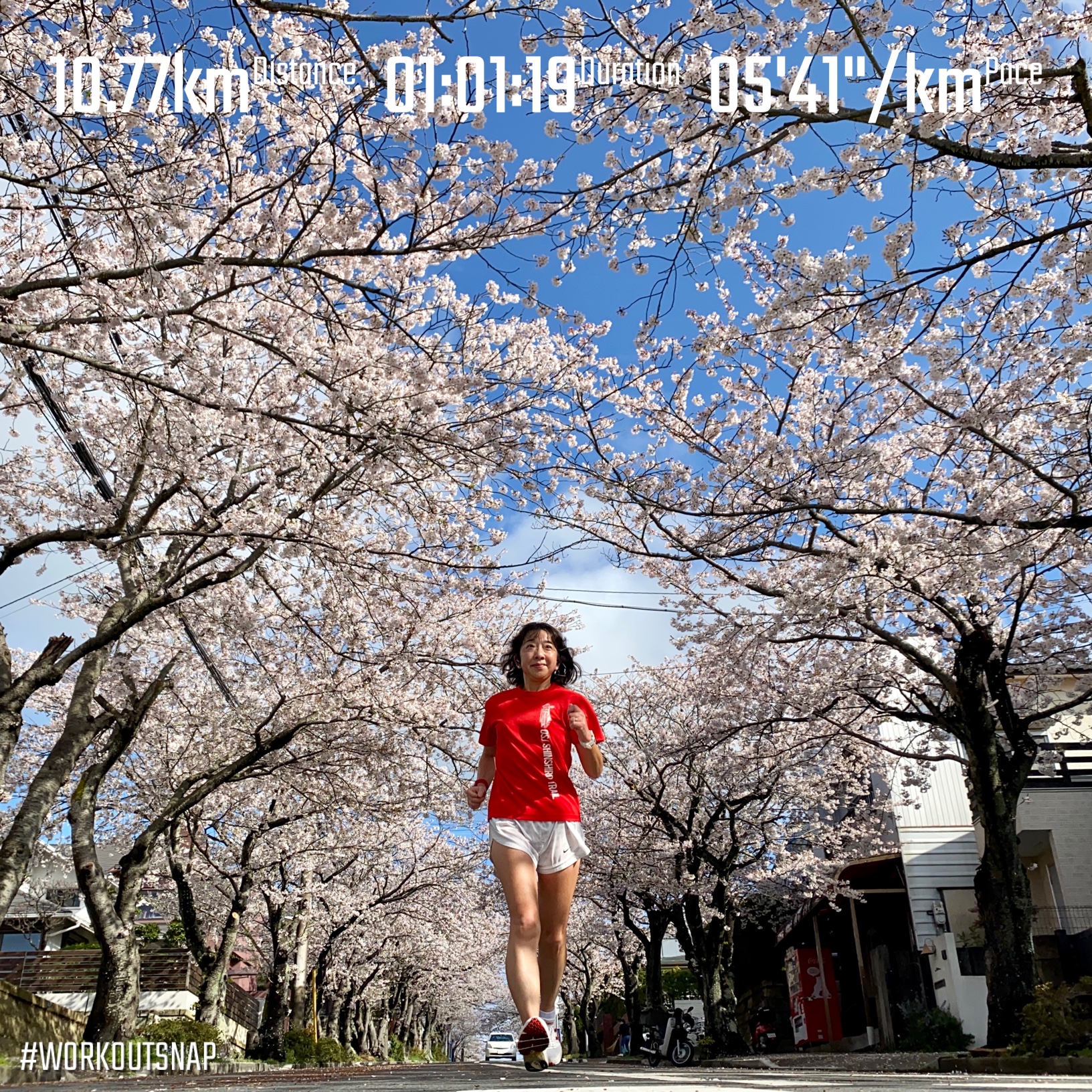 10.77km(5’42”) スピードリピート【2021/3/29】in逗子ハイランド