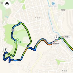 10月29日（金）【12.60km(6’06”)】MAP