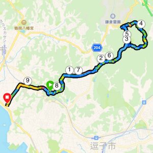 10月24日（日）【9.61km(10’08”)】MAP