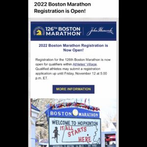 ボストンマラソンのエントリー案内