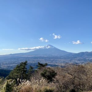 足柄城址から見る富士山