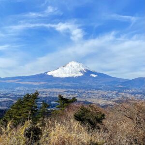 足柄城跡からの富士山
