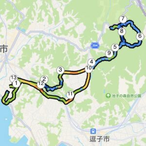 5月19日（木）【朝比奈切通し13km JOG】MAP