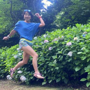 源氏山公園の紫陽花ラン