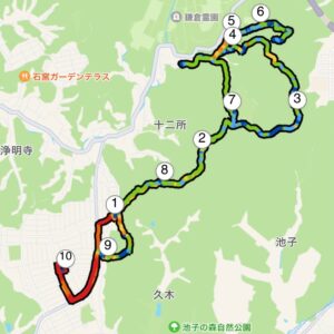 7月17日（日）【朝比奈切り通し10km JOG】MAP