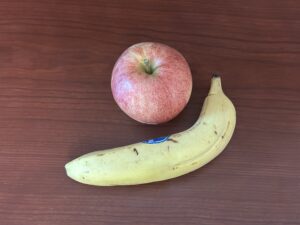 リンゴとバナナ