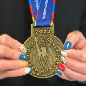 NYCマラソンのメダル