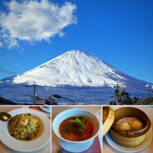 「名鉄菜館」から見た富士山