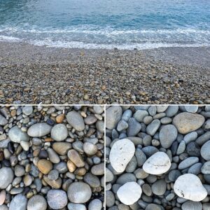 ホノホシ海岸の石
