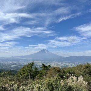 足柄城址の富士山