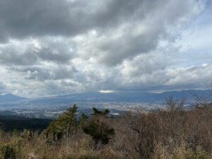 足柄城址公園から見る富士山